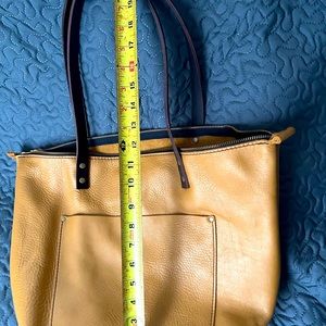 Portland leather goods medium tote honeycomb